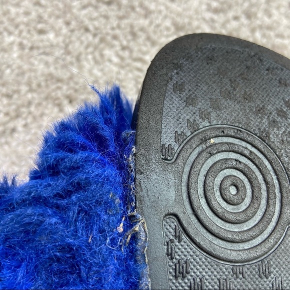 Blue fluffy sandals‎ - Picture 6 of 6